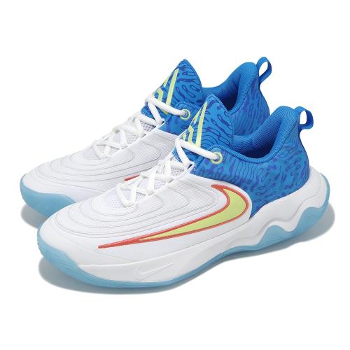 Nike 籃球鞋 Giannis Immortality 4 SE GS 大童 女鞋 字母哥子系列 白 藍 HF1181-100