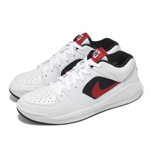 Nike 休閒鞋 Jordan Stadium 90 男鞋 白 紅 復古 喬丹 DX4397-116