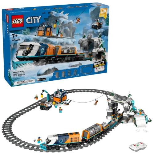 【LEGO 樂高】#60470 City 探險家的北極特快車