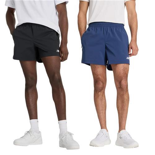 New Balance 短褲 男裝 5吋 拉鍊口袋 黑/藍 MS41517BK/MS41517NNY