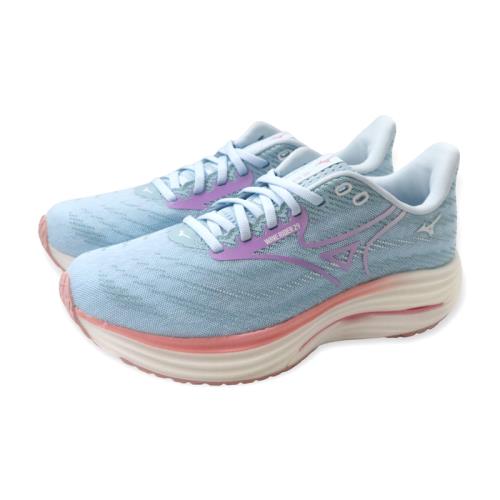 美津濃Mizuno WAVE RIDER 29 SW 慢跑鞋 運動鞋 淺藍色 女鞋 J1GD250625 no284
