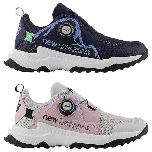 New Balance 越野跑鞋 大童鞋 女鞋 旋鈕 藍/灰 GTBTRBG1-W/GTBTRGP1-W