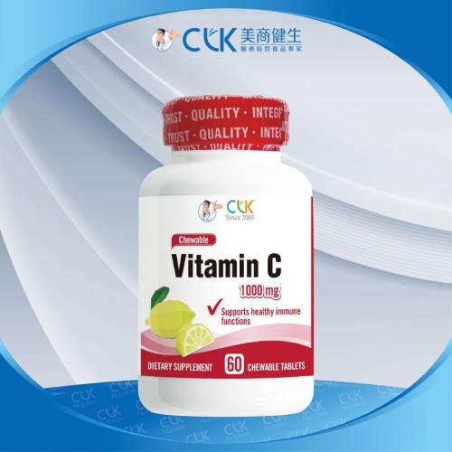 健生CLK  ★維生素C 1000毫克咀嚼錠 60顆/瓶