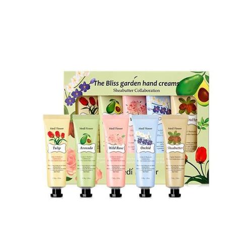 【Medi Flower】幸福花園護手霜禮盒(5入盒裝x1盒)