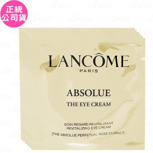 LANCOME 蘭蔻 絕對完美永生玫瑰肽金逆時眼霜(1ml)*6(公司貨)