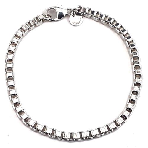 TIFFANY 情人款威尼斯 925純銀手鍊