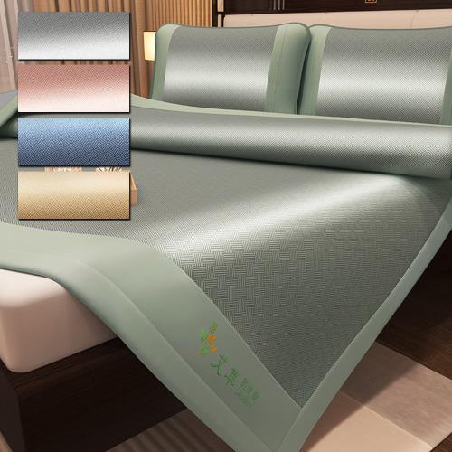 CS22 艾草驅蚊冰絲涼蓆三件套-180*200cm