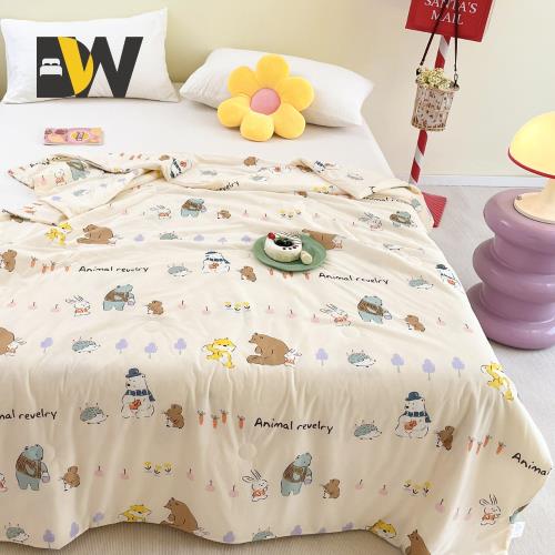夢之語 沁涼冰沙被 (森林好友)100x120cm 兒童涼被 冰冰被/涼感被/空調被/四季被