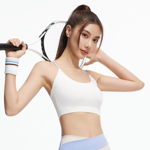 【ALLK 歐楷】促銷 配色肩帶韻律瑜珈服上衣 4色(尺寸L-2XL/中大尺碼/運動/健身)