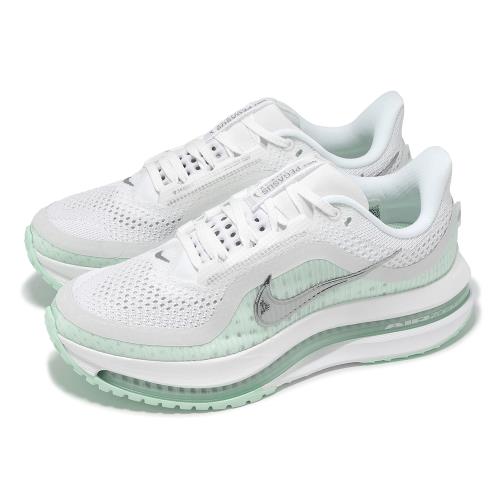 Nike 慢跑鞋 Wmns Pegasus Premium 女鞋 白 銀 綠 緩震 厚底 氣墊 運動鞋 HQ2593-103