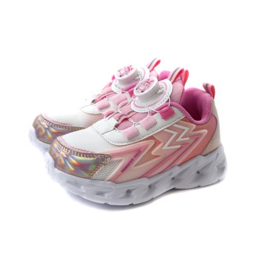 POLI 波力 救援小英雄 輕量運動鞋 旋轉扣電燈鞋 粉紅色 中童 童鞋 POKX54523 no244