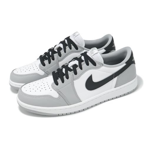 Nike 休閒鞋 Air Jordan 1 Low OG 男鞋 Barons 灰 黑 AJ1 一代 低筒 CZ0790-110