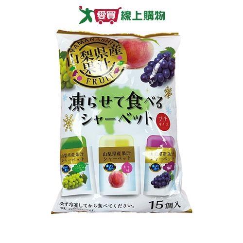 MAMA-三種水果味雪酪果凍條300G【愛買】