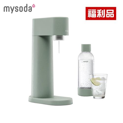 福利品↘mysoda Woody氣泡水機-雲杉綠 WD002-GG