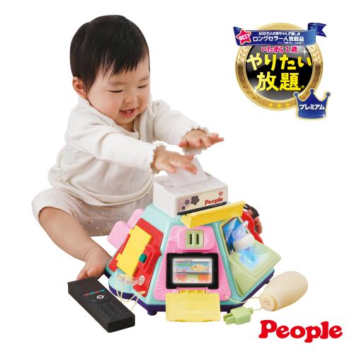 日本People-超級多功能七面遊戲機(中文&日語版)(2025)(8個月-)(聲光玩具/日本暢銷玩具!)