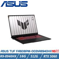 ASUS TUF A16 FA608PM-0031A8940HX 御鐵灰(R9-8940HX/16G/RTX 5060/512G)