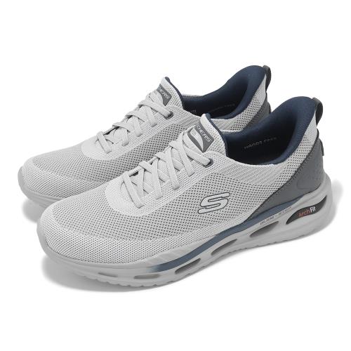 Skechers 休閒鞋 Arch Fit Orvan Slip-Ins 男鞋 灰 緩震 懶人鞋 210994LTGY
