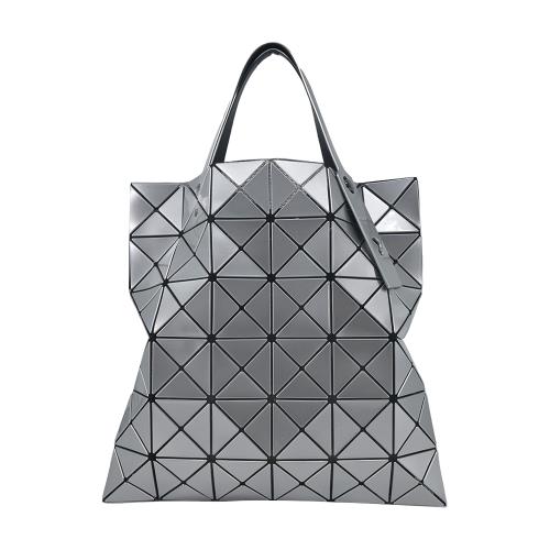 ISSEY MIYAKE 三宅一生BAOBAO  LUCENT6x6亮面手提包-銀