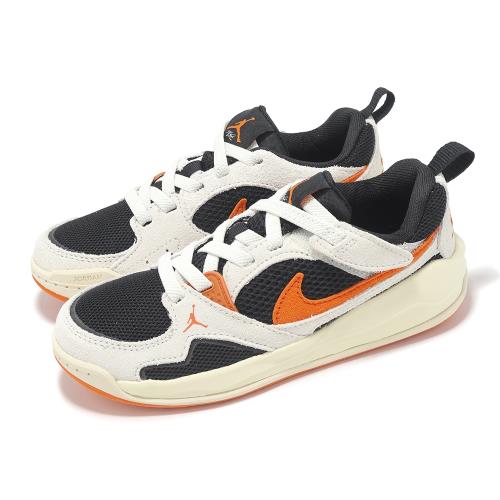 Nike 童鞋 Jordan CMFT Era PS 中童 灰 黑 橘 復古 麂皮 喬丹 HQ0507-018