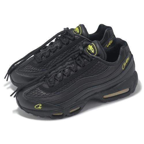 Nike x Corteiz Air Max 95 SP 男鞋 黑 黃 聯名休閒鞋 氣墊 緩震 運動鞋 FB2709-003