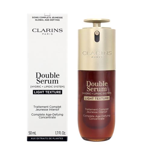 CLARINS 克蘭詩 黃金雙萃精華 清爽版50ml-TESTER版(白盒裝)