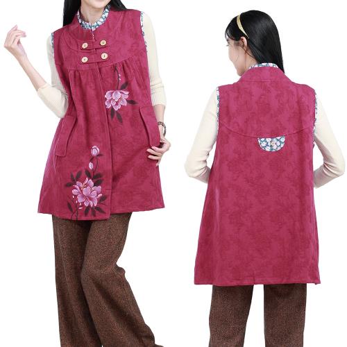 蘭陵(1入)采玉棉質長版背心L09-69C