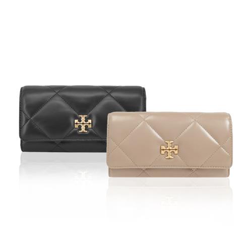 TORY BURCHKIRA 菱格紋翻蓋長夾/多色選