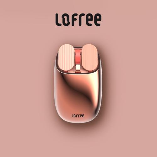 Lofree 洛斐 玫瑰金藍牙滑鼠