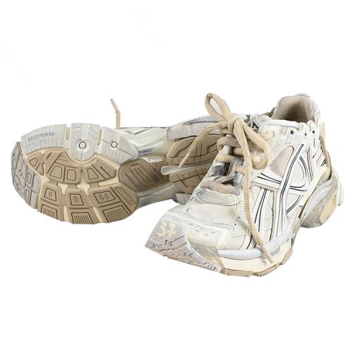 BALENCIAGA 巴黎世家 772767 刷舊版休閒運動鞋/老爹鞋.白