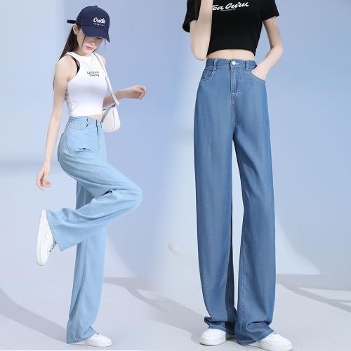 【LANNI 藍尼】★舒爽冰絲感親膚牛仔褲(女裝/褲子/長褲/短褲/九分褲)-202508遊戲大廳