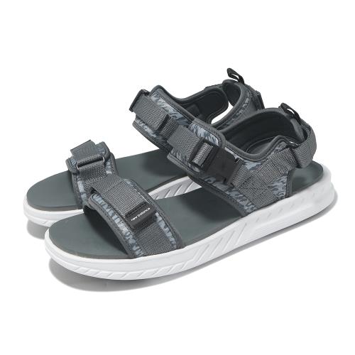 New Balance NB 涼拖鞋 600 男鞋 灰 白 扣環 魔鬼氈 運動涼鞋 NB SMA600C2-D