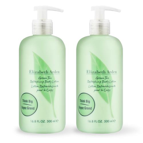 ARDEN 雅頓 綠茶身體乳500ml 雙入組-國際航空版