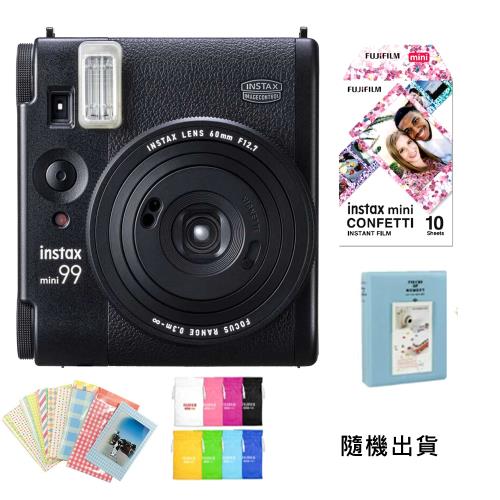 富士 FUJIFILM instax mini 99 拍立得 公司貨  限量送卡通底片1盒/10入(隨機)+束口袋+相冊+可愛邊框貼