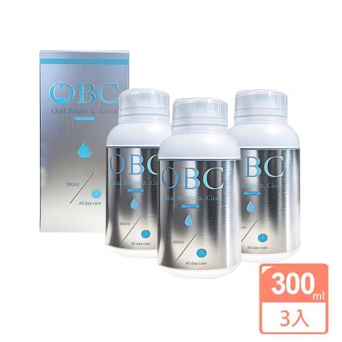 歐碧思 OBC 口腔修護液 口腔漱口水 300mlx3瓶