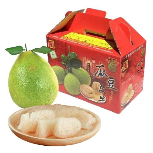  【林家麻豆文旦城】特選台南老欉文旦x1箱 (5台斤/ 約5-6顆)