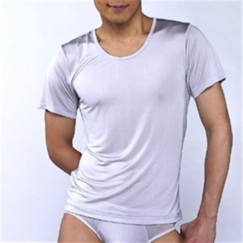 桑緹絲100%蠶絲型男內著上衣