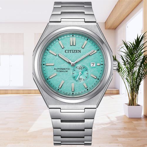 CITIZEN星辰 Mechanical系列 限量 Zenshin 新鈦度 小秒針 機械腕錶 NJ0180-80M