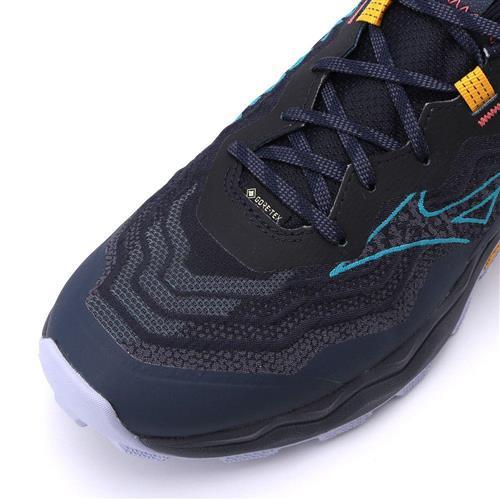MIZUNO WAVE DAICHI 9 GORE-TEX 慢跑鞋黑藍J1GJ255651 男鞋|慢跑鞋