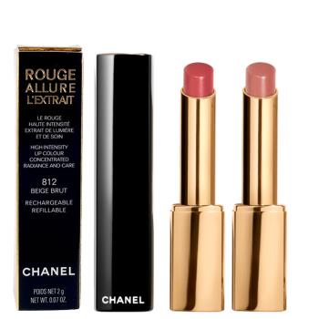 CHANEL香奈兒超炫耀精萃唇膏2g任選1入-812全裸粉色/818玫瑰暖粉(國際航空版)