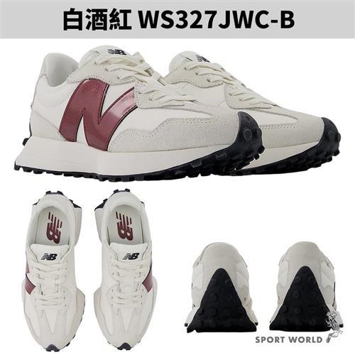 New Balance 327 休閒鞋女鞋白灰銀/白酒紅WS327JWB-B/WS327JWC-B|休閒
