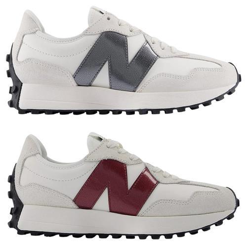 純銀盃約176g New Balance 327 休閒鞋女鞋白灰銀/白酒紅WS327JWB-B/WS327JWC-B|休閒