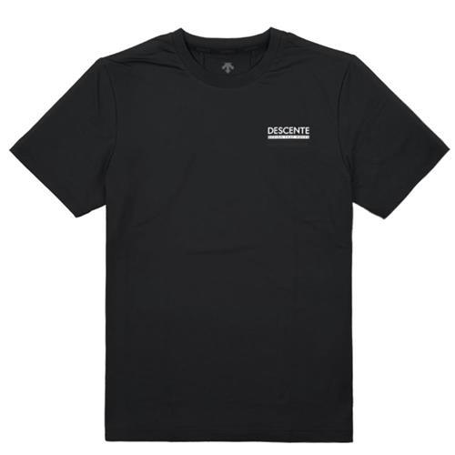 Descente 迪桑特 短袖上衣 男裝 女裝 黑【運動世界】SQ223GTS43-BLK0