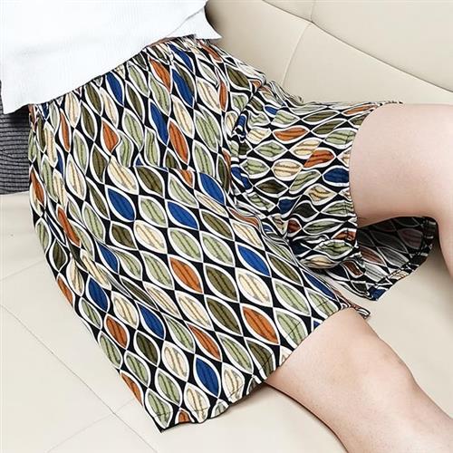 【韓國K.W.】韓國專櫃級簡約俐落輕棉稠五分褲居家睡褲(女睡衣/家居服/短褲/運動)