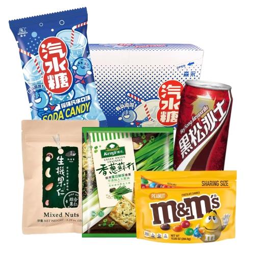 【中元普渡】福氣臨門5件組(黑松/靜思書軒/健司/森永/M&MS)