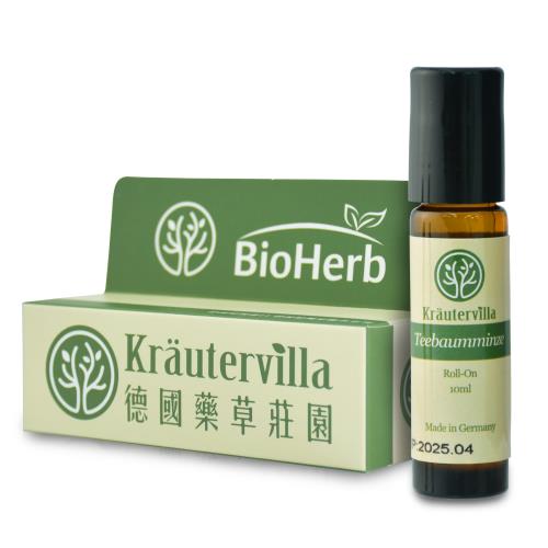 【碧荷柏】德國歐薄荷茶樹清涼滾珠精油(10ml)X(1瓶)-健