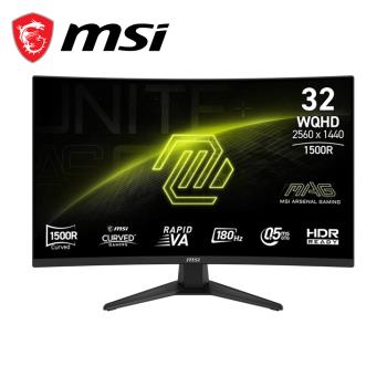 【MSI 微星】MAG 321CQF E18 電競螢幕
