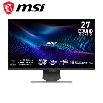 【MSI 微星】MPG 274URDFW E16M 白色 電競螢幕