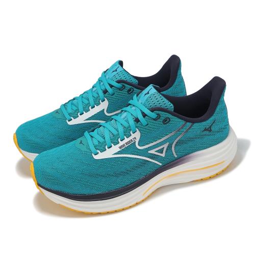 Mizuno 慢跑鞋 Wave Rider 29 男鞋 綠 白 波浪片 運動鞋 美津濃 J1GC2503-08