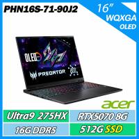 ACER Predator PHN16S-71-90J2 CU9-275HX/RTX5070/16G/512G AI電競