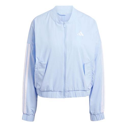 【下殺】Adidas 飛行外套 女裝 寬鬆 水藍【運動世界】JN2487